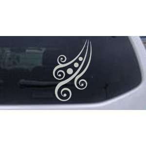  Thick Swirl With Dots Car Window Wall Laptop Decal Sticker 