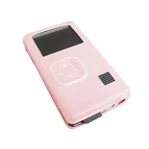    Skque Pink Silicone Skin Case for Creative Vado HD Electronics