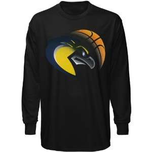  NCAA Marquette Golden Eagles Black Blackout Long Sleeve T 