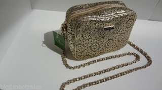 NEW Kate Spade Clutch Handbag Gold Bag Leather NWT  