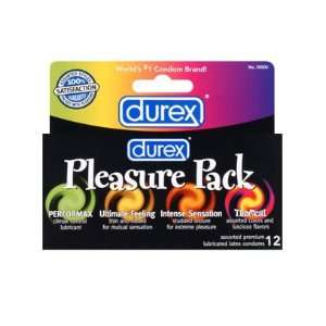  Durex Condom Pleasure Pack (12 Pack) Health & Personal 
