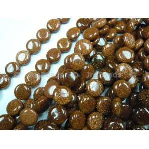  8mm Puff Round Beads 16, Goldstone Arts, Crafts & Sewing