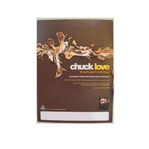  Chuck Love Poster Bring Enough To Spill Some Everything 