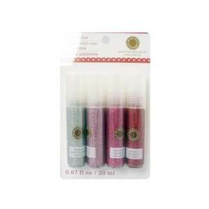  Valentines Day Glitter Glue 4 Pack (Martha Stewart) Arts 