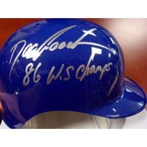 Doc Gooden Autographed New York Mets 86 WS Champs Mini Helmet PSA/DNA 