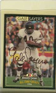 1996 Gale Sayers All Time Greats Auto  