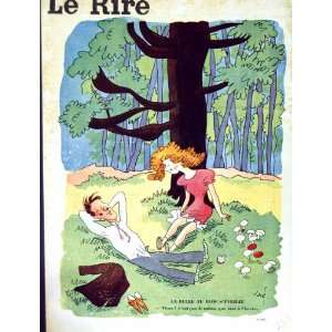 LE RIRE (THE LAUGH) FRENCH HUMOR MAGAZINE ROMANCE TREE