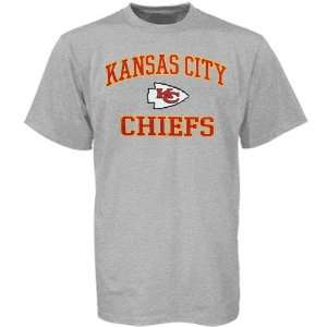  Kansas City Chiefs Ash Heart and Soul T shirt Sports 