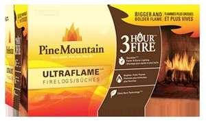 Pine Mountain Ultra Flame Fire Logs 6 Pack 041525013502  