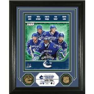  Vancouver Canucks 2008 Team Force 24KT Gold Coin Photo 