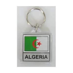  Algeria   Country Lucite Key Ring Patio, Lawn & Garden