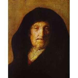   Rembrandt van Rijn   24 x 30 inches   Portrait of Rembrandts Mother