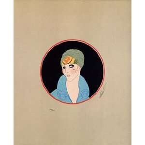  Erte   Yellow Turban Lithograph