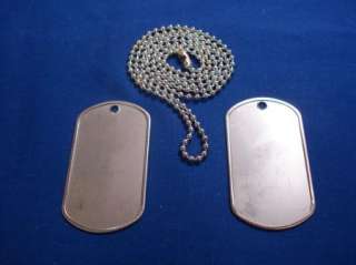 HAWK DOG TAG TD10 J60 METAL TAGS W/ CHAIN ENGRAVE NEW  