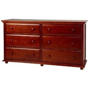  Maxtrix 6 Drawer Dresser with Crown and Base