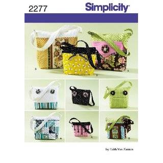 Simplicity Sewing Pattern 2277 Misses Bags, One Size