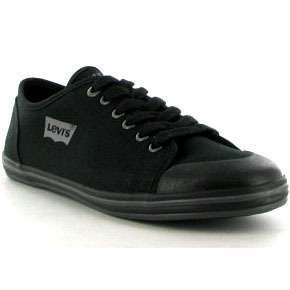 Levis Venice B Mens Shoe Black Sizes UK 6 11  