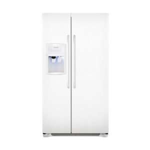   36 In. White Freestanding Side By Side Refrigerator Appliances