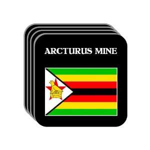  Zimbabwe   ARCTURUS MINE Set of 4 Mini Mousepad Coasters 