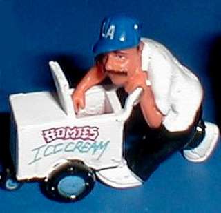 Ice Cream Vendor w/Cart for Plasticville & Lionel O/027  