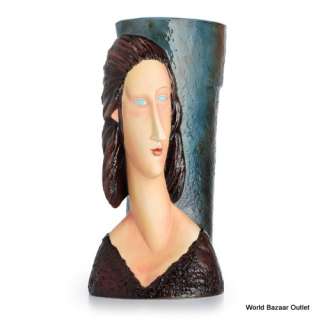   Lover Sculptured porcelain large vase (inspired by Amadeo Modigliani