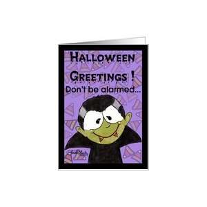  Halloween Dracula with Sweet Tooth Card Health & Personal 