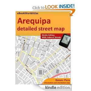 Map of Arequipa (Peru) eBookWorldAtlas Team  Kindle Store