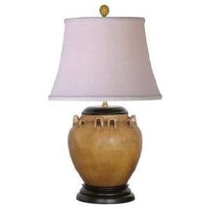  Yellow Porcelain Table Lamp