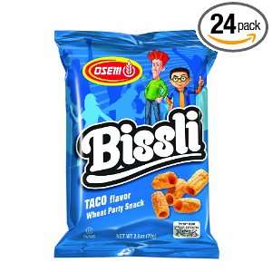 Osem Bissli Taco Flavor Snack, 2.5 Ounce Grocery & Gourmet Food