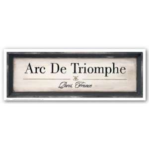  Arc de Triomphe by Working Girls Studio 6.25x18.25 Art 