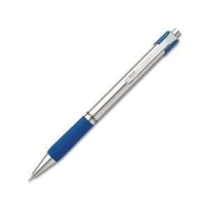  Ballpoint Pen Retractable Fine Point STST/Barrel Blue Ink 