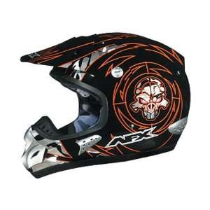  AFX FX 35 Skull Full Face Helmet Small  Orange 