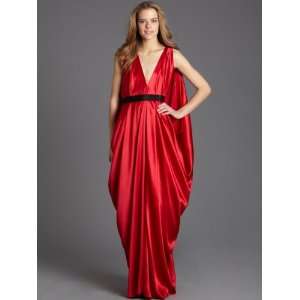    Von Vonni Flora Evening Silk Dress / Red RaVon 