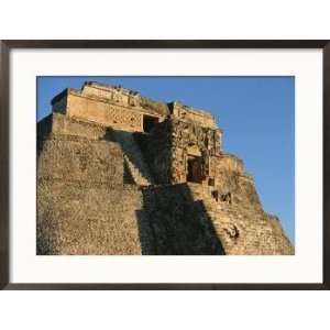  A Detailed View of the Magician Pyramid at Uxmal World 