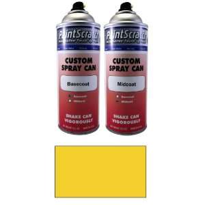 12.5 Oz. Spray Can of Rio Yellow Pearl Tricoat Touch Up Paint for 2005 