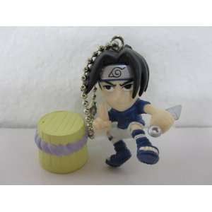 Naruto Sasuke with Barrel Keychain