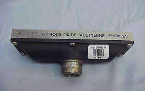 Varian Mark 5A Nitrous Oxide Acetylene Burner Head  