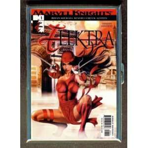 ELEKTRA #1 COMIC BOOK 2001 ID Holder, Cigarette Case or Wallet MADE 