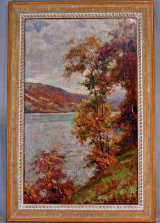 Louis Aston Knight French/American Original Oil Painting Autumn 