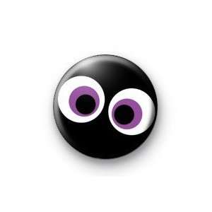 com SPOOKY EYES (Purple) Pinback Button 1.25 Pin / Badge ~ Halloween 