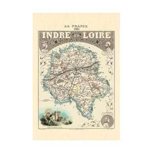  Indre et Loire 12x18 Giclee on canvas