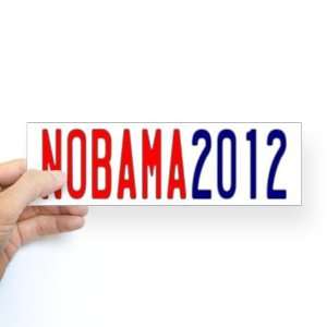  NOBAMA 2012 Sticker Bumper Anti obama Bumper Sticker by 