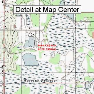  USGS Topographic Quadrangle Map   Plant City East, Florida 