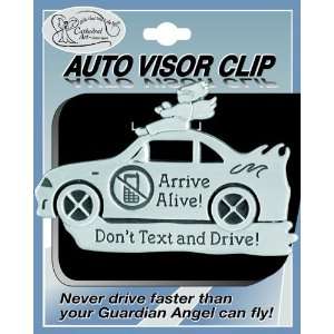 PEWTER ARRIVE ALIVEDONT TEXT AND DRIVE AUTO VISOR 