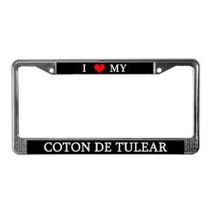  Love Coton de Tulear License Plate Frame by  