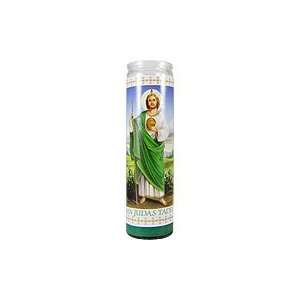  San Judas Tadeo Green Candle   1 candle,(Carisma Candle 