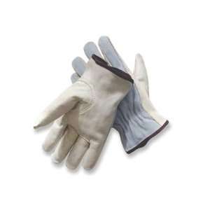 Radnor 2X Grain Palm Split Cowhide Back Leather Unlined Drivers Gloves 