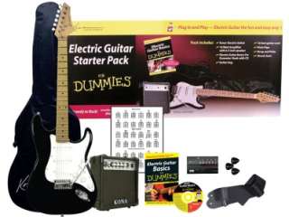 ELECTRIC GUITAR DUMMIES SET COMBO PACKAGE AMP CD CASE  