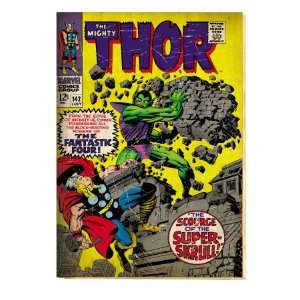 Marvel Comics Retro The Mighty Thor Comic Book Cover #142 