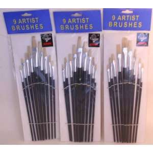   of 27 New Artists Brush Set Artist Paint Brushes Patio, Lawn & Garden